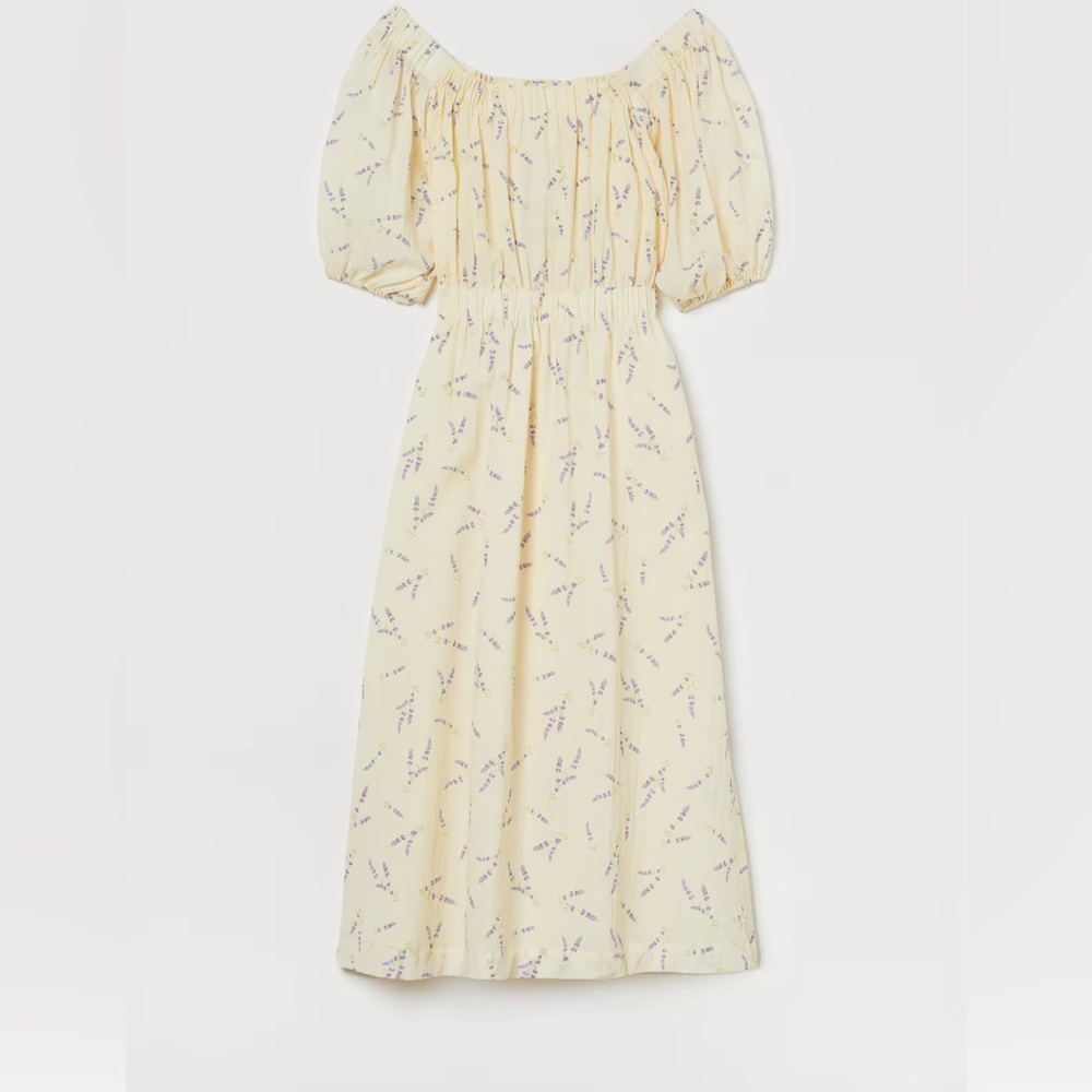H&M Off The Shoulder Midi Dress